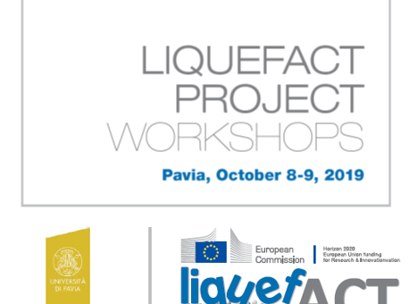 LIQUEFACT PROJECT WORKSHOPS Pavia, October 8-9, 2019